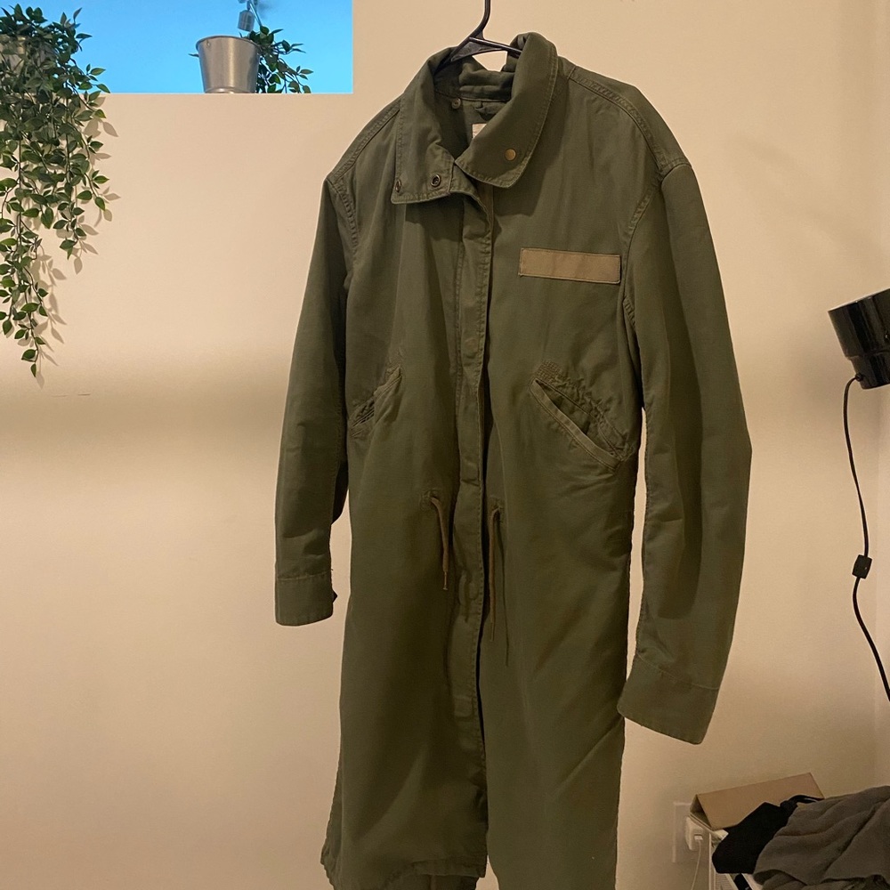 HM Army green coat.